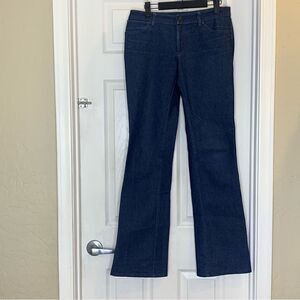 Betsey Johnson Bootcut Back Pocket Bling Jeans Size 6